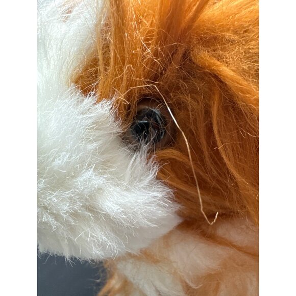 Pucci Pups & Friends Realistic Shih Tzu Stuffed Animal Plush Toy Rust Brown Whit - Picture 2 of 6